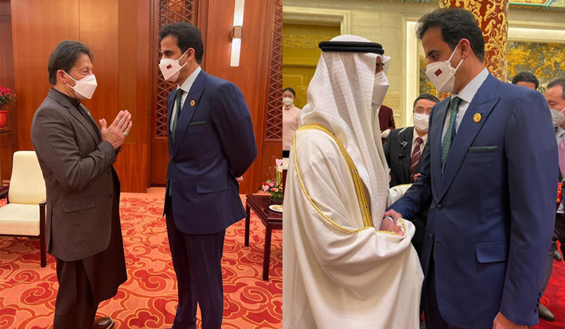 HH the Amir meets world leaders